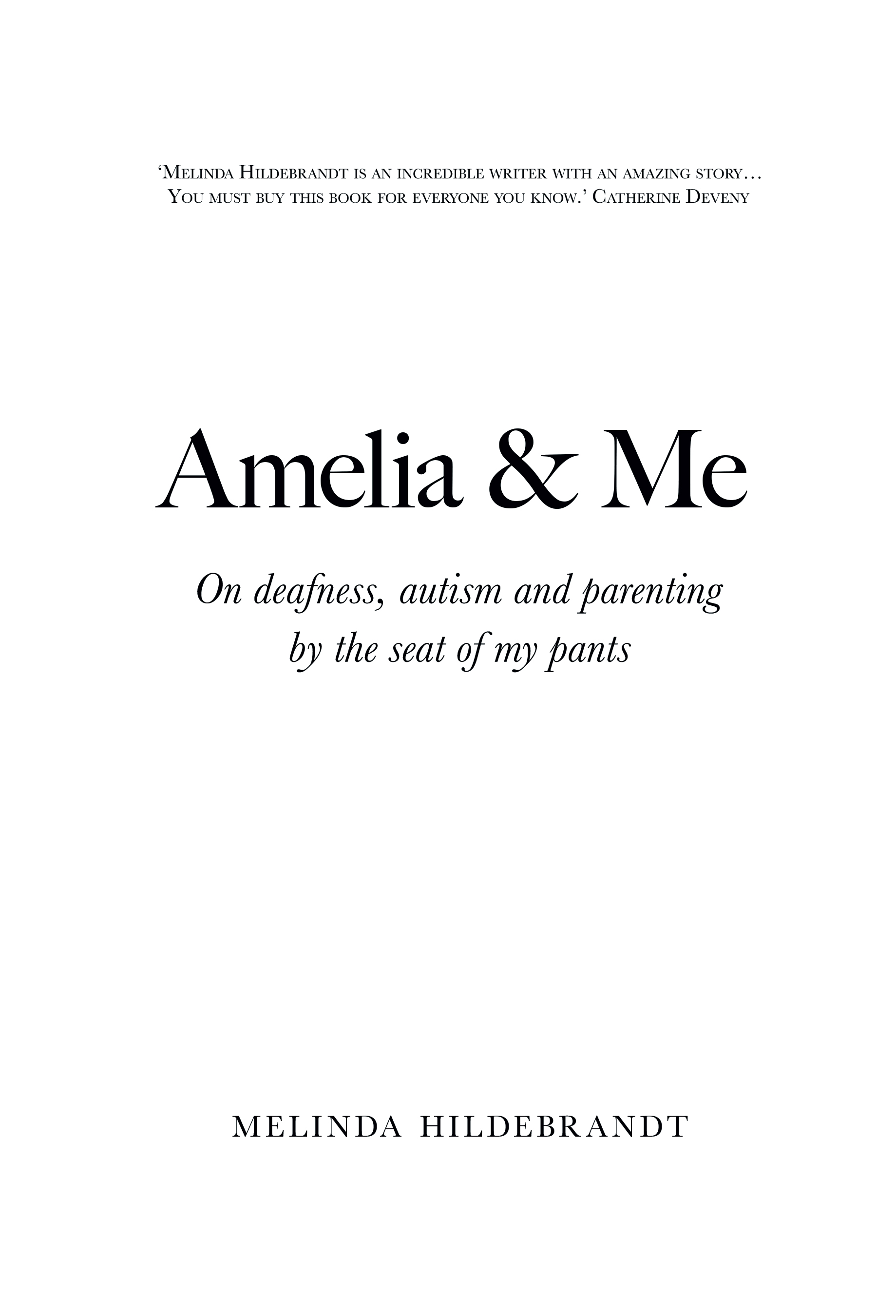 Amelia & Me<br/><br/>Sample Chapter: Welcome to Holland? - Page 1