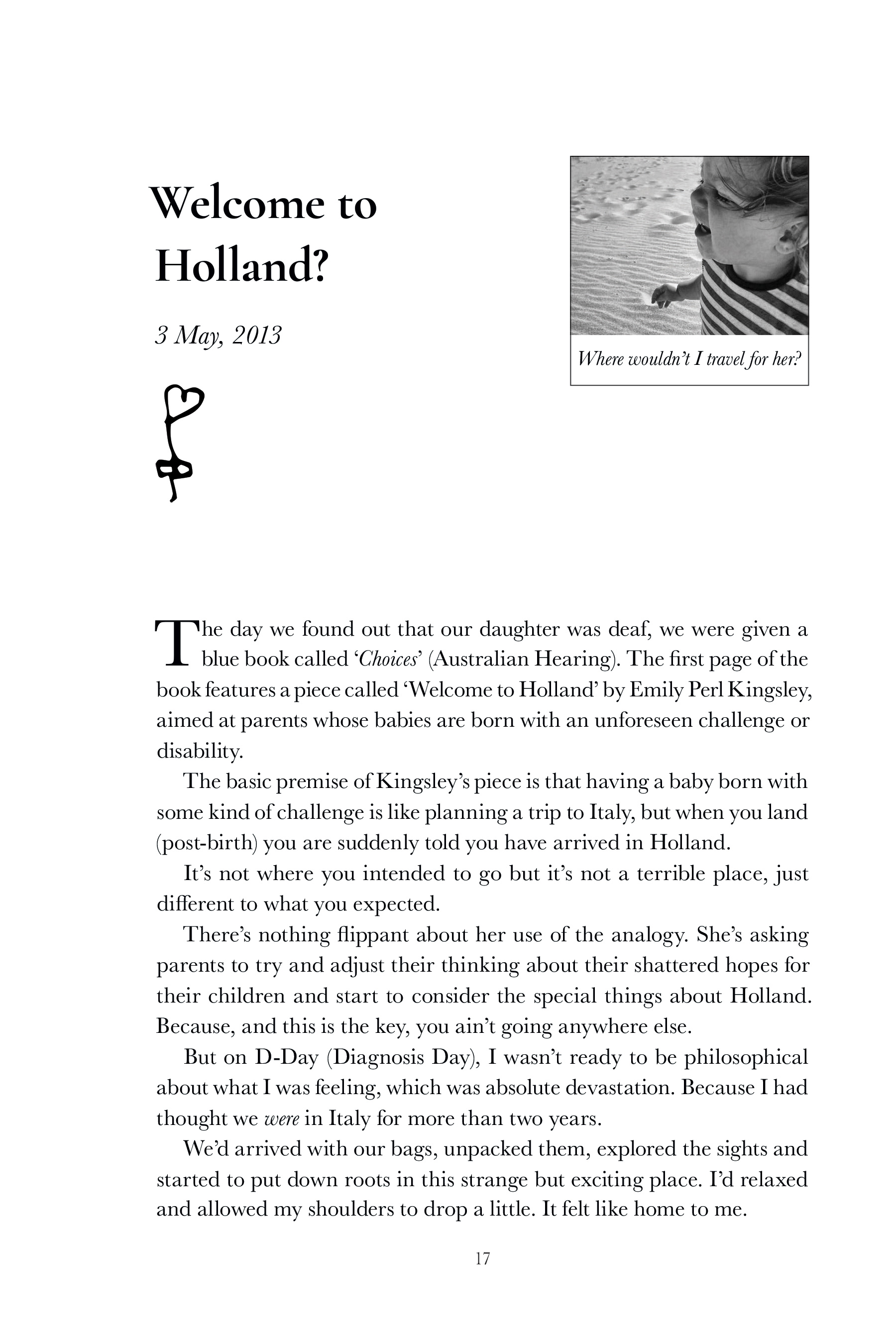 Amelia & Me<br/><br/>Sample Chapter: Welcome to Holland? - Page 2